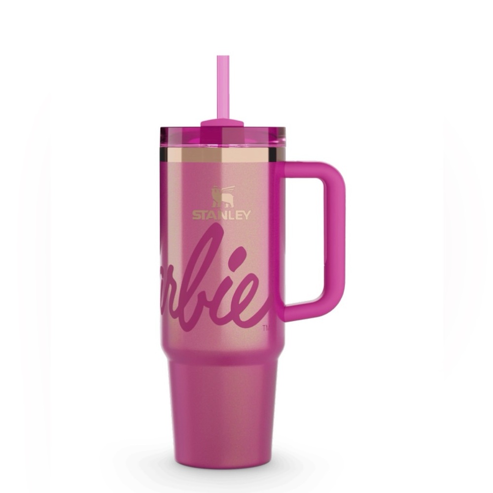 NWT 💗STANLEY BARBIE ICON
PINK 30oz STAINLESS STEEL
FLOWSTATE QUENCHER
TUMBLER